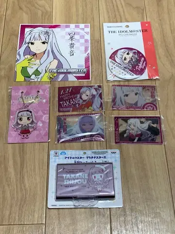 아이돌 마스터 시죠 타카네 굿즈 세트
