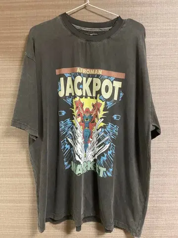 AFROMAN JACKPOT 그래픽 T셔츠