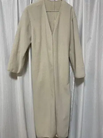 프레이 아이디 베이지 롱 코트