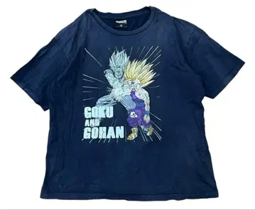 드래곤볼Z 손오공 손오반 프린트 애니메이션 티셔츠