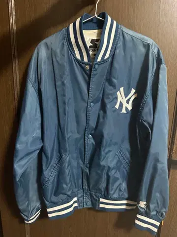 뉴욕 양키스 바시티 자켓 파랑