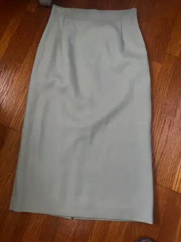 루니 민트 그린 타이트 롱 스커트