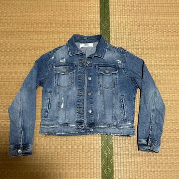 ZARA 자라 데님 자켓 데미지 가공