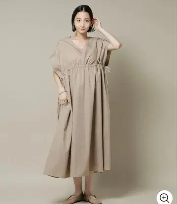 드로스트 개더 돌먼 원피스