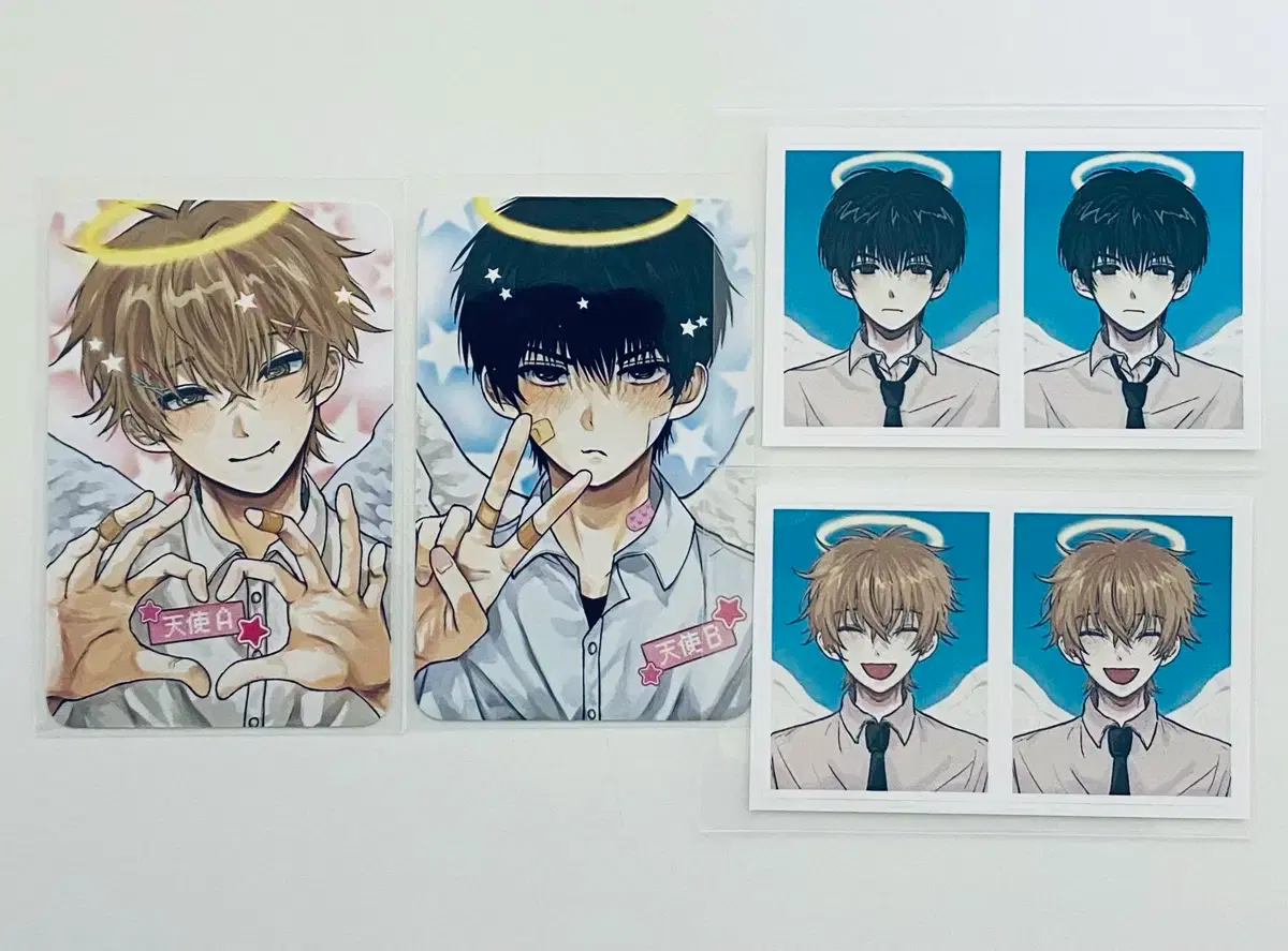 Amustew Angel Boys Boys Poca Photocard Official Photo Sticker Set
