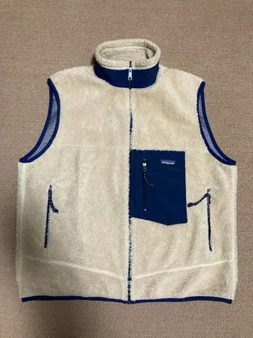 90s USA 파타고니아 레트로X 베스트 XL 내추럴
