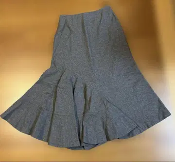 KEITA MARUYAMA 그레이 울 혼방 스커트 사이즈 1 일본제