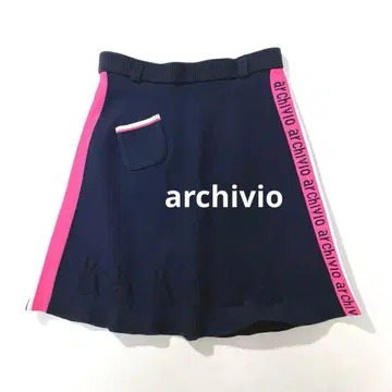 아르치비오 / 니트 플레어 스커트 골프 스커트