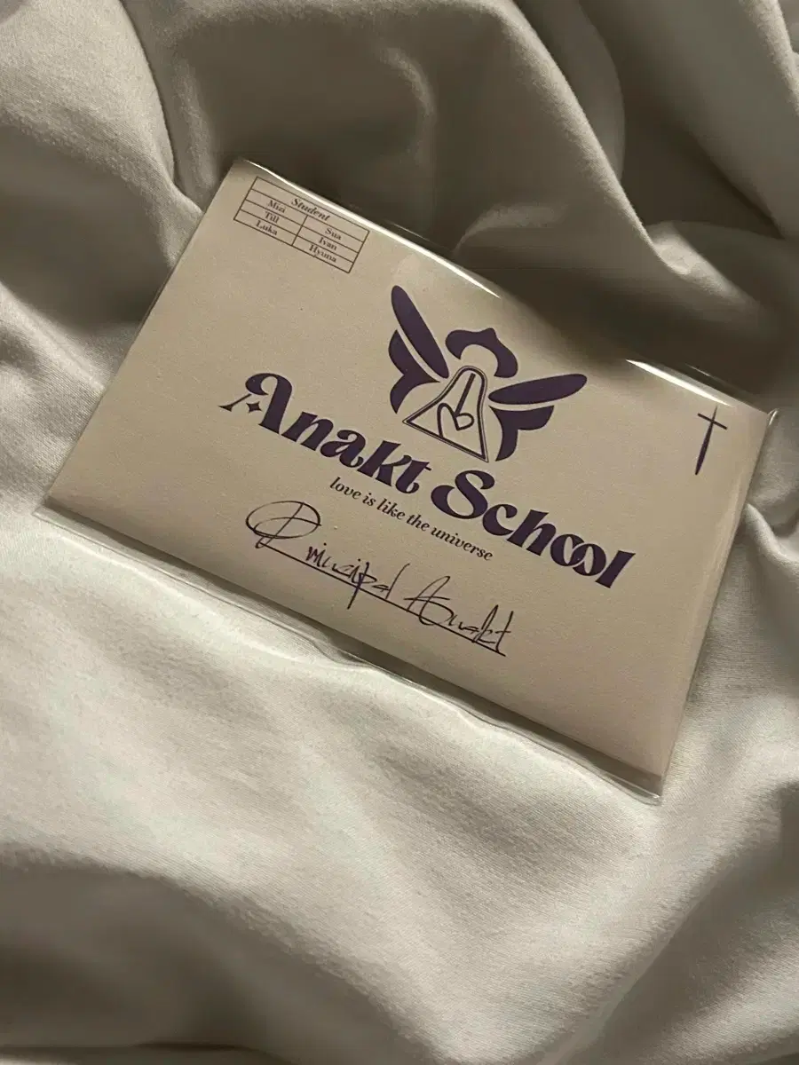 AESTE school uniform photocard sealed