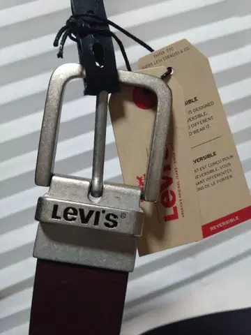 미사용 새상품 Levi's [리버서블] 남성용 벨트 95cm