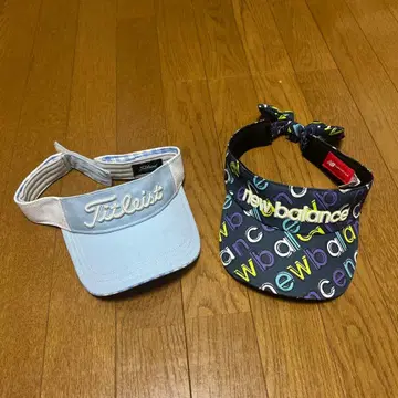 new balance와 스카이블루 선바이저 세트 단품 구매 가능