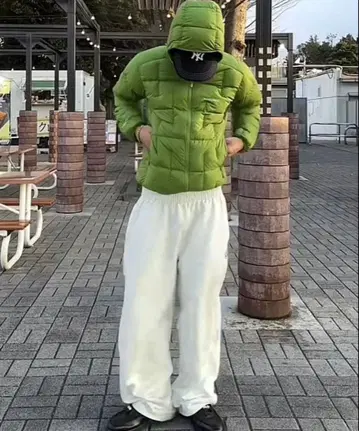 [레어] mont-bell 네쥬 다운 자켓 그린 L 사이즈