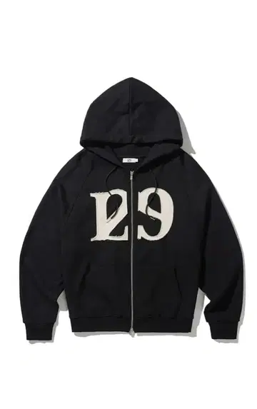 한국 ILLIGO 집업 후드티 블랙 S