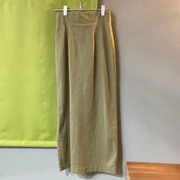 louren / high waist pencil skirt beige