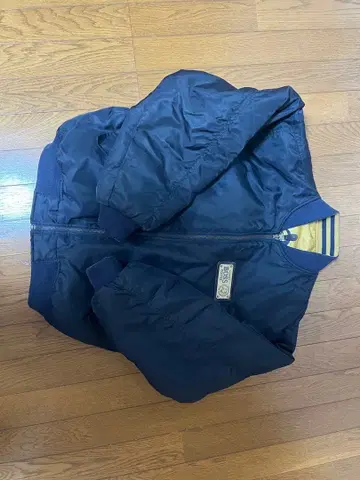 BOSS MA-1 자켓 네이비 골드