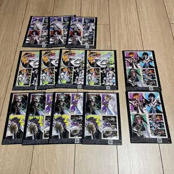 세븐일레븐 한정판 BLEACH 오리지널 클리어 시트 13장 세트