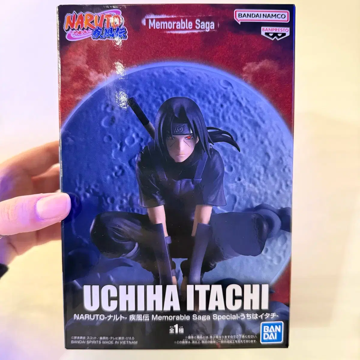 [In Stock] Naruto Banpresto Memorable Uchiha Itachi Figure, Sealed