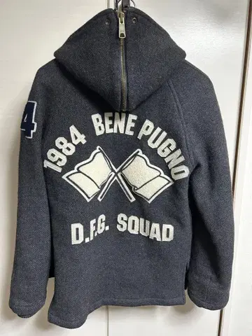 후드 부착 그레이 자켓 바시티 자켓 더블 지퍼 점퍼