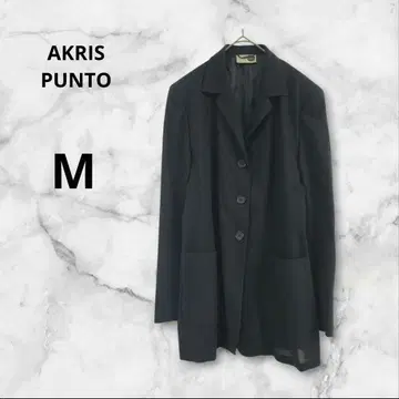 AKRIS PUNTO 아크리스푼토 블랙 얇은 소재 테일러드 자켓 M