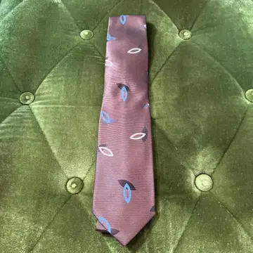 가마쿠라 셔츠 브라운 기하학 패턴 넥타이 택 포함 미사용 새상품