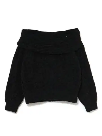 Kiki cable loose knit Black