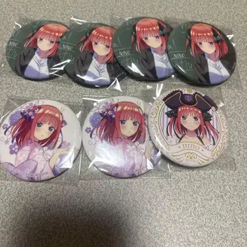 5등분의 신부 고백 벚꽃 일본 의류 해적 니노 캔뱃지