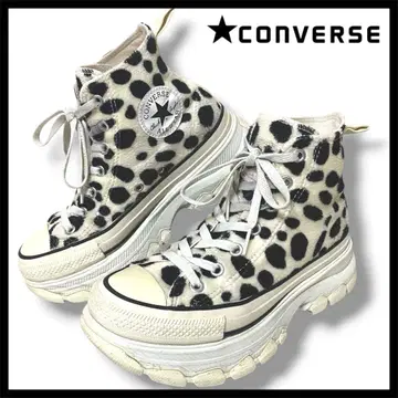 CONVERSE 올스타 통굽 하이컷 스니커즈 달마시안 24cm