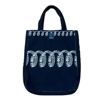 미나 페르호넨 ribbon 토트백 beams 별주 네이비 L 사이즈