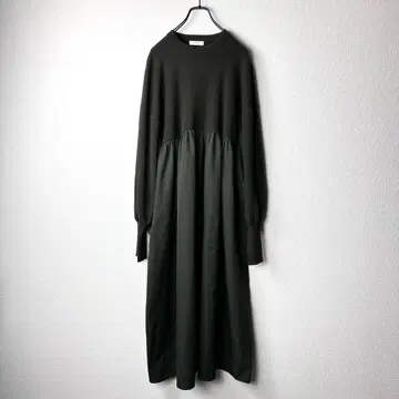 스타일믹서 콤비네이션 니트 원피스