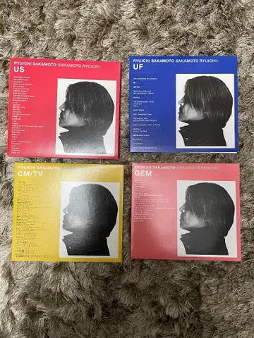 레어 사카모토 류이치 US UF CM/TV GEM 베스트 앨범 4장 세트
