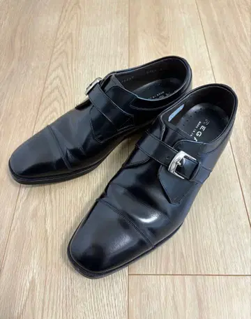 REGAL 싱글 몽크 스트랩 블랙 24.5cm