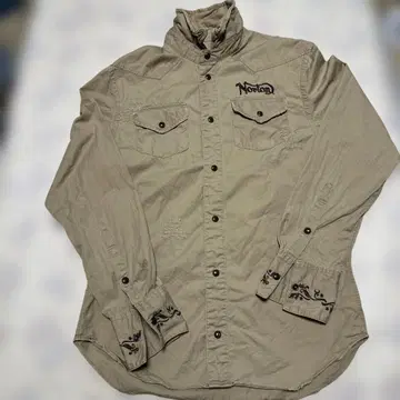 Norton 자수 긴팔 셔츠 M 사이즈