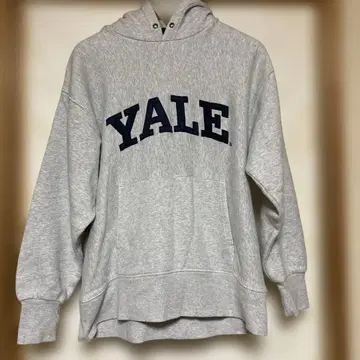 Yale university 후드티 그레이