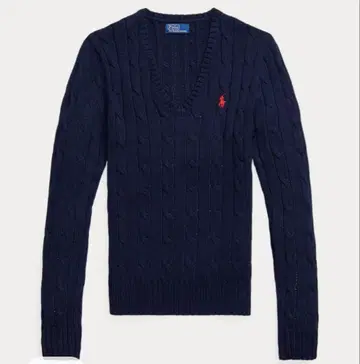 폴로 랄프로렌 V넥 니트 네이비 XS