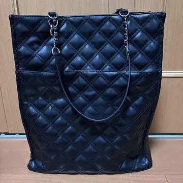 RANDA 체인 숄더 퀼팅 토트백