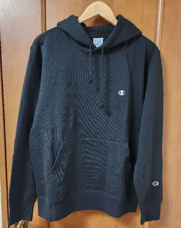 챔피온 블랙 맨투맨 후드티 X-LARGE 블랙