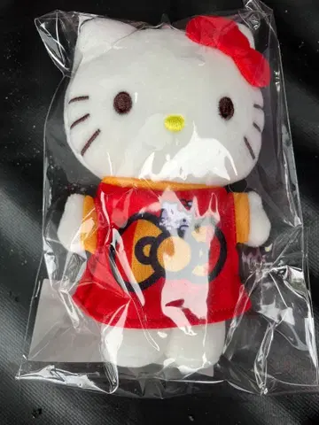 나고야 그램퍼스 헬로키티 J리그 봉제 인형 마스코트 미사용 미개봉