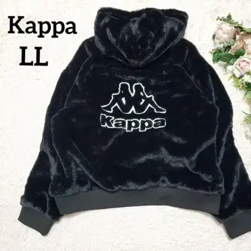 kappa 카파 LL 빅 사이즈 실키 퍼 지퍼 후드티 지퍼 자켓