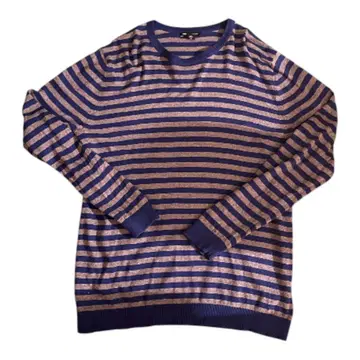 Gap 네이비/그레이 보더T셔츠 긴팔