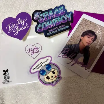 이와타 타카노리 SPACE COWBOY SECRET 카드 & 스티커 세트