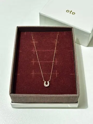 ete 말굽 목걸이 새상품급