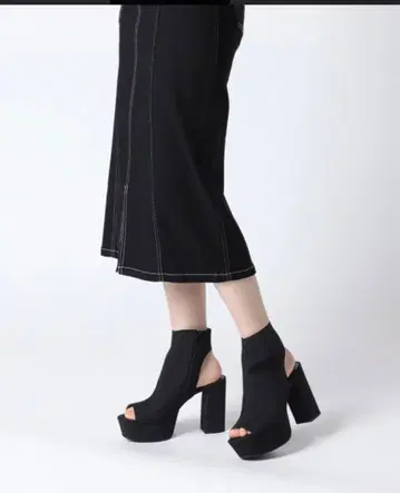 통굽 부츠 샌들 부츠샌들 락모리