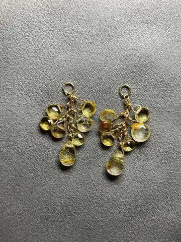 아가트 10k 귀걸이 참