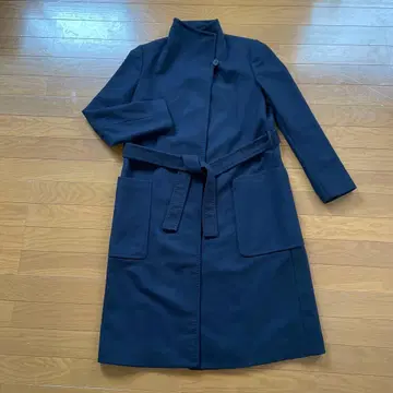 ZARA BASIC 울 스탠드 카라 가운 코트
