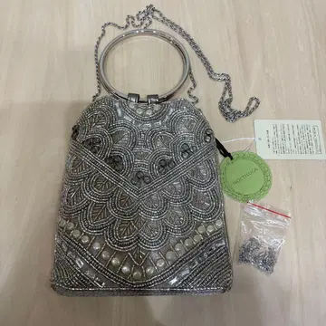 NOCTILUCA 비즈 자수 핸드백