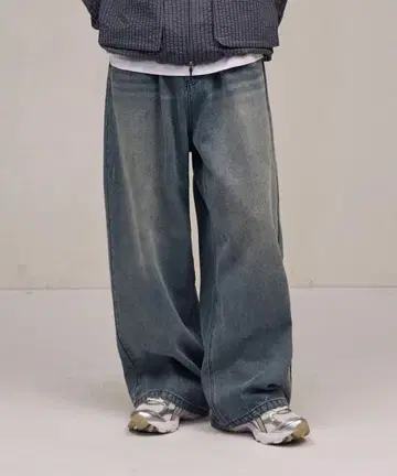 filluminate 필루미네이트 데님 팬츠 와이드 팬츠