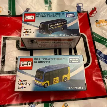 토미카 재팬 모빌리티 쇼 2025 히노 판초 에어로 퀸 세트