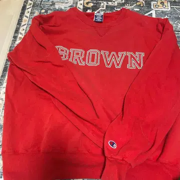 Champion BROWN 로고 트레이닝복 XL 레드