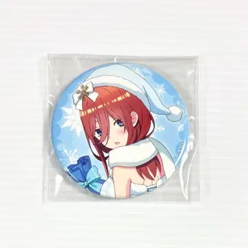 5등분의 신부 나카노 미쿠 스마일 베이스 카페 캔뱃지