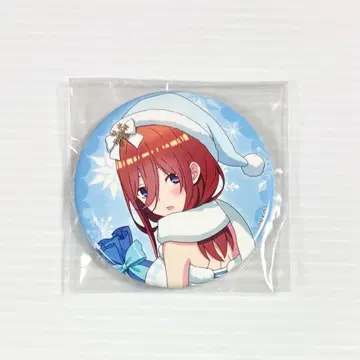 5등분의 신부 나카노 미쿠 스마일 베이스 카페 캔뱃지